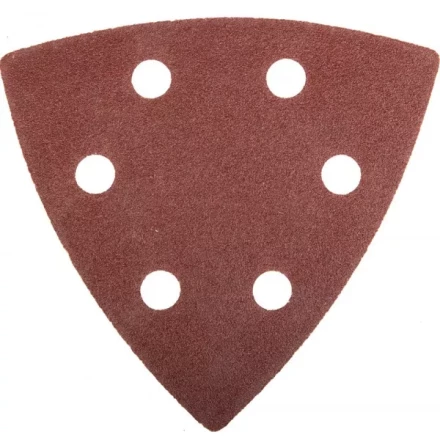 Треугольник шлифовальный ЗУБР "МАСТЕР" универсальный на велкро основе, 6 отверстий, Р120, 93х93х93мм, 5шт 35583-120 купить в Нижневартовске