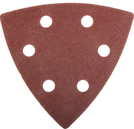 Треугольник шлифовальный ЗУБР "МАСТЕР" универсальный на велкро основе, 6 отверстий, Р120, 93х93х93мм, 5шт 35583-120 купить в Нижневартовске