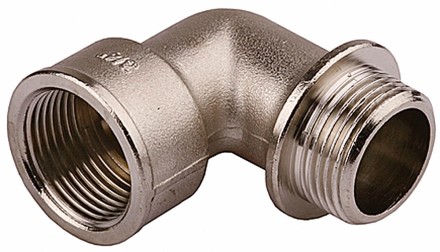 Уголок GENERAL FITTINGS с упором, никелированная латунь, г/ш, 3/4&quot; 51072-G/S-3/4 купить в Нижневартовске