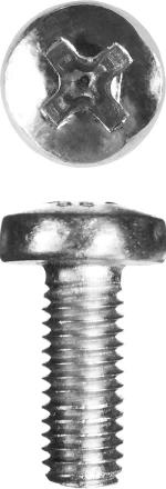 Винт ЗУБР "МАСТЕР" DIN 7985, класс прочности 4.8, оцинкованный, M5x12мм, 5кг 303150-05-012 купить в Нижневартовске