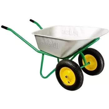 Тачка садово-строительная 2-х колесная усиленная грузоподъемность 320 кг объем 100 л 689833 купить в Нижневартовске