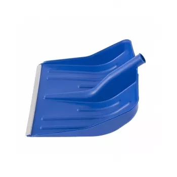 Лопата снеговая синяя 400 х 420 мм без черенка пласт. алюм. окантовка СИБРТЕХ Россия 61618 купить в Нижневартовске