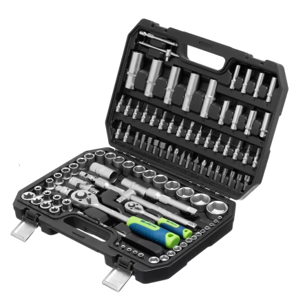 Набор инструментов Сибртех 13389, 1/2", 1/4", 108 предметов купить в Нижневартовске