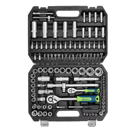 Набор инструментов Сибртех 13389, 1/2", 1/4", 108 предметов купить в Нижневартовске