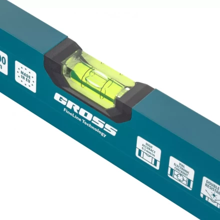 Уровень алюминиевый 1000 мм 2 глазка Handwerker Gross 33903 купить в Нижневартовске
