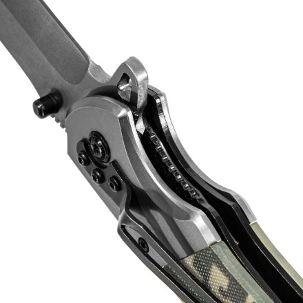 Нож складной Denzel, многоцелевой, системы Liner-Lock, с накладкой G10 на классической рукоятке, 79207 купить в Нижневартовске