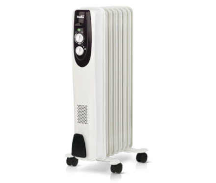 Маслянный радиатор обогреватель электрический BALLU Classic BOH/CL-07WRN 1500 купить в Нижневартовске