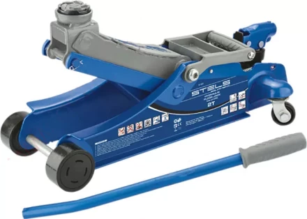 Домкрат гидравлический подкатной поворотная рукоятка 2т LOW PROFILE 100-350 мм  STELS 51131 купить в Нижневартовске