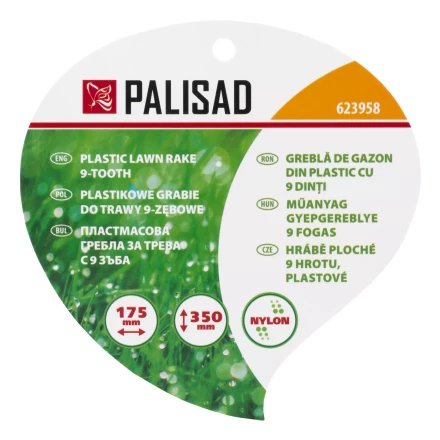 Грабли веерные пластиковые, Nylon Palisad 623958 купить в Нижневартовске