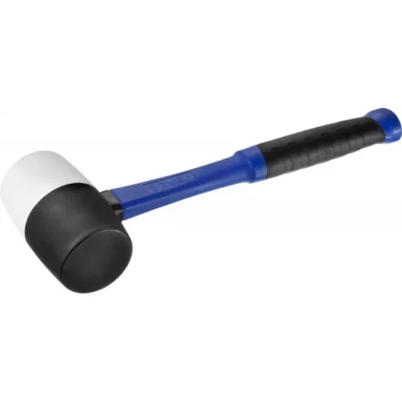 Киянка ЗУБР &quot;ПРОФЕССИОНАЛ&quot; резиновая черно-белая, с фиберглассовой ручкой, 680г 20532-680 купить в Нижневартовске