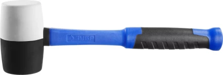 Киянка ЗУБР &quot;ПРОФЕССИОНАЛ&quot; резиновая черно-белая, с фиберглассовой ручкой, 680г 20532-680 купить в Нижневартовске