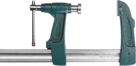 Струбцина KRAFTOOL тип &quot;F&quot;, с мультипликаторной прижимной втулкой, 125х600 мм 32013-125-600 купить в Нижневартовске