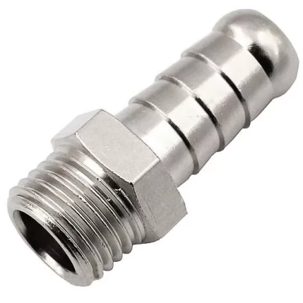 Штуцер наружная резьба 1/2" - ёлка d14 мм купить в Нижневартовске