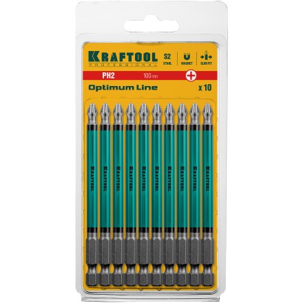 Биты KRAFTOOL OPTIMUM PH 26122-2-100-10 купить в Нижневартовске