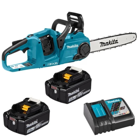 Пила цепная аккум. LXT Makita DUC353RF2, 14&quot;/35см, 3/8&quot;, (2xBL1830B, DC18RC) купить в Нижневартовске