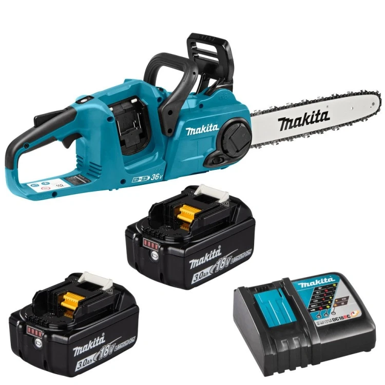 Пила цепная аккум. LXT Makita DUC353RF2, 14"/35см, 3/8", (2xBL1830B, DC18RC) купить в Нижневартовске