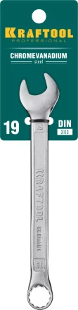 Ключи комбинированные KRAFTOOL, Cr-V, DIN 3113 27079-19 купить в Нижневартовске