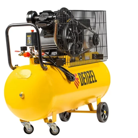 Компрессор воздушный BCV2200/100, ременный привод, 2.2 кВт, 100 литров, 370 л/мин Denzel 58110 купить в Нижневартовске