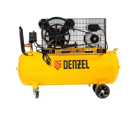 Компрессор воздушный BCV2200/100, ременный привод, 2.2 кВт, 100 литров, 370 л/мин Denzel 58110 купить в Нижневартовске