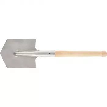 Лопата саперная из нержавеющей стали деревянный черенок СИБРТЕХ 61439 купить в Нижневартовске