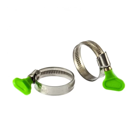 Хомуты металлические червячные 32-44 мм ширина 12 мм W4 с ключом 2 шт Сибртех 476533 купить в Нижневартовске