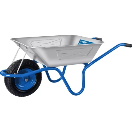 Тачка с широким пневматическим колесом строительная одноколесная 250 кг серия ПРОФЕССИОНАЛ купить в Нижневартовске