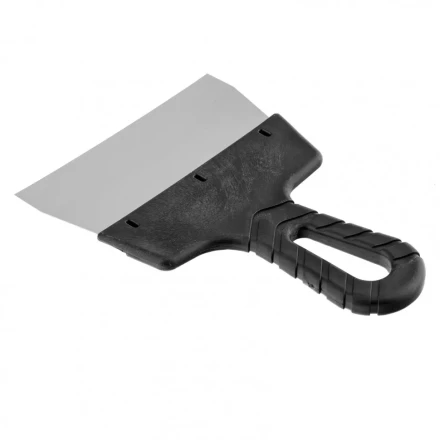 Шпатель фасадный из нержавеющей стали 150 мм пластмассовая ручка Россия 85149 купить в Нижневартовске