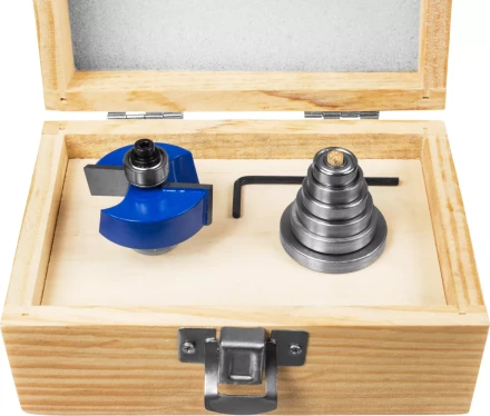 Фрезы четвертные фальцевые в наборе с подшипниками серия ПРОФЕССИОНАЛ купить в Нижневартовске