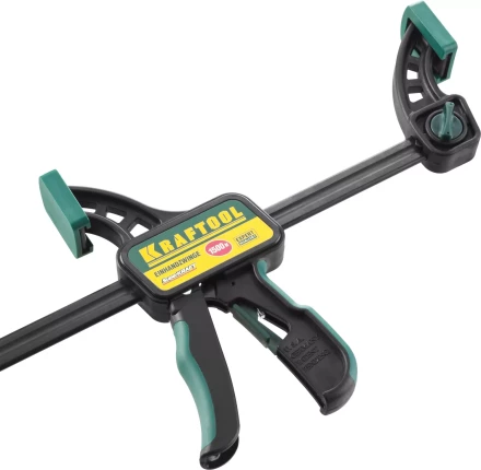 Струбцина "EcoKraft" ручная пистолетная, KRAFTOOL 32226-60, пластиковый корпус, 600/800мм, 150кгс 32226-60 купить в Нижневартовске