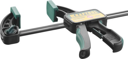 Струбцина &quot;EcoKraft&quot; ручная пистолетная, KRAFTOOL 32226-60, пластиковый корпус, 600/800мм, 150кгс 32226-60 купить в Нижневартовске