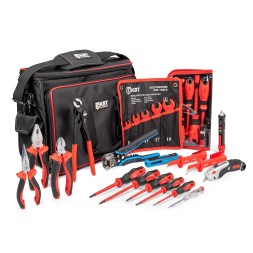 Набор инструментов электрика КВТ НИЭ-12 (89264)