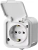 Розетка STAYER "MASTER" "MAXIMA" одноместная, с заземлением, с защитной крышкой, IP54, 16А, 220В 54306-W купить в Нижневартовске