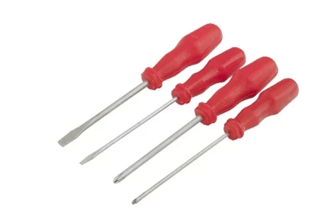 Набор отверток, пластмассовые ручки, 4 шт, (Металлист) Россия купить в Нижневартовске