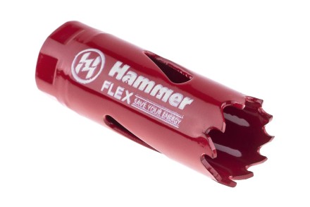 Коронка биметаллическая HAMMER Ф19х38мм 1/2&quot;  BiMETALL (224-001) купить в Нижневартовске