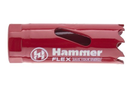 Коронка биметаллическая HAMMER Ф19х38мм 1/2&quot;  BiMETALL (224-001) купить в Нижневартовске