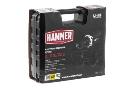 Дрель аккумуляторная HAMMER ACD12/2CS купить в Нижневартовске