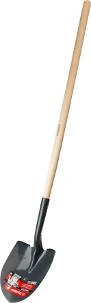 ЗУБР Мастер, 474 х 215 х 1500 мм, полотно 1.6 мм, закалено, дерев. черенок высш. сорт, тип ЛСГ, штыковая лопата (39575) купить в Нижневартовске