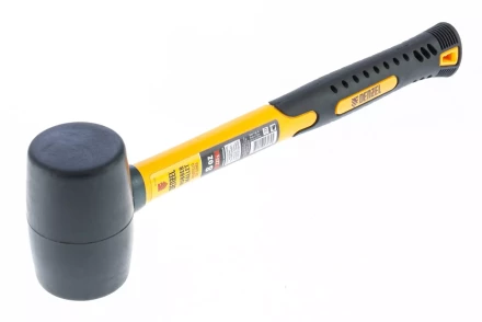 Киянка резиновая, 8 oz, черная резина, фибергласовая рукоятка// Denzel 7711175 купить в Нижневартовске