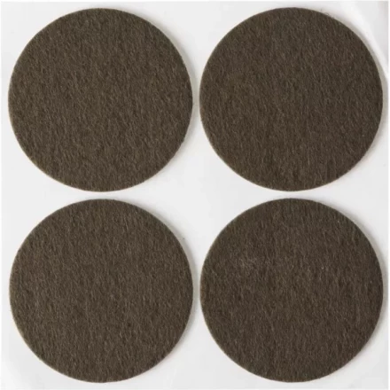 Накладки STAYER "COMFORT" на мебельные ножки, самоклеящиеся, фетровые, коричневые, круглые - диаметр 50 мм, 4 шт 40910-50 купить в Нижневартовске