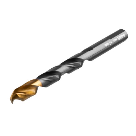 Сверло по металлу, 12 мм, HSS-Tin, Golden Tip, 6 шт. Denzel 717224 купить в Нижневартовске