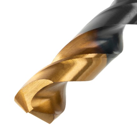 Сверло по металлу, 12 мм, HSS-Tin, Golden Tip, 6 шт. Denzel 717224 купить в Нижневартовске
