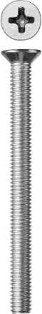 Винт ЗУБР "МАСТЕР" DIN 965, класс прочности 4.8, оцинкованный, M6x70мм, 5кг 303110-06-070 купить в Нижневартовске