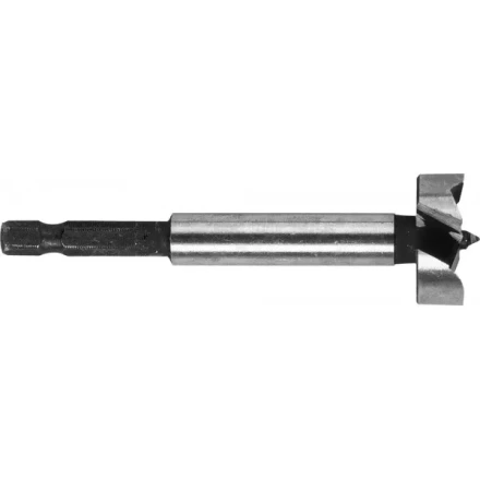ЗУБР "ЭКСПЕРТ". Сверло Форстнера по дереву, шестигранный хвостовик 1/4", 25мм 29993-25 купить в Нижневартовске
