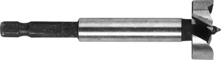 ЗУБР "ЭКСПЕРТ". Сверло Форстнера по дереву, шестигранный хвостовик 1/4", 25мм 29993-25 купить в Нижневартовске