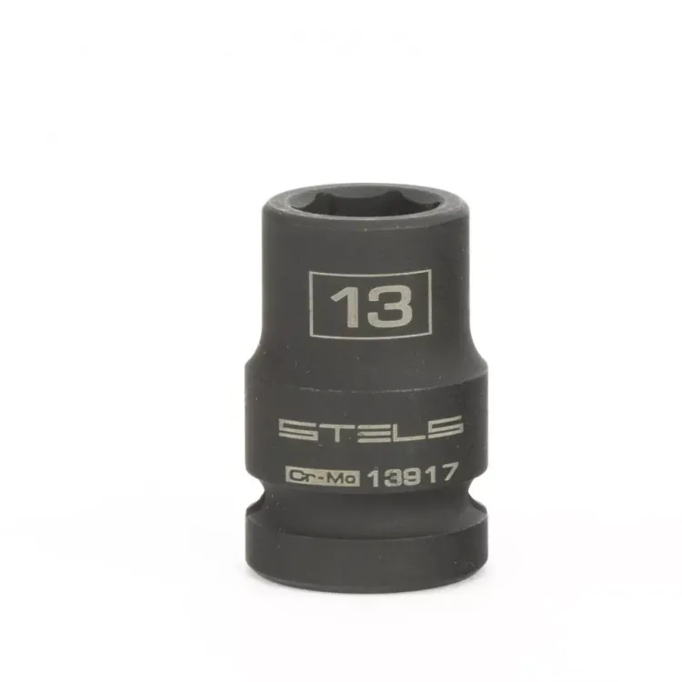 Головка ударная шестигранная 13 мм 1/2" CrMo Stels 13917 купить в Нижневартовске