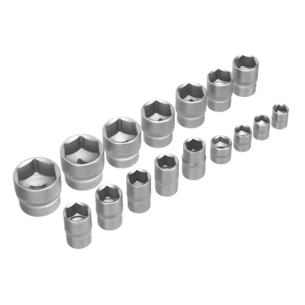 Набор инструментов Сибртех 13391, 1/2", 1/4", пластиковый кейс, 82 предмета купить в Нижневартовске