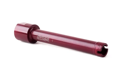 Сегментная алмазная коронка MESSER REDLINE по граниту диаметр 14 мм длина 100 мм