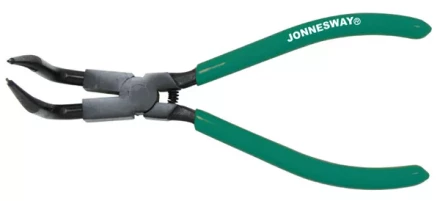 Щипцы для стопорных колец с удлиненными губками 216мм сжим загнутые  P9508C Jonnesway 48933 купить в Нижневартовске