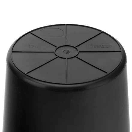 Ведро строительное пластмассовое, 12 л, высокопрочное с носиком Сибртех 81478 купить в Нижневартовске