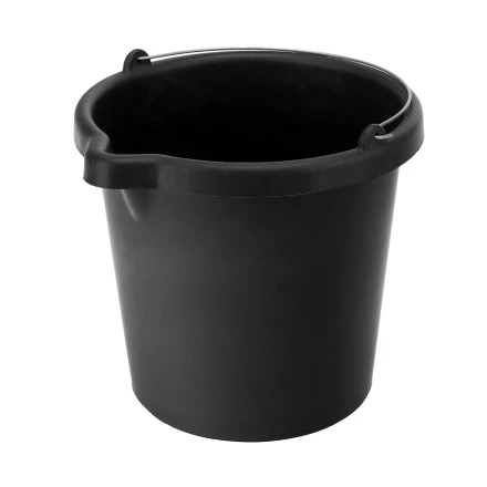 Ведро строительное пластмассовое, 12 л, высокопрочное с носиком Сибртех 81478 купить в Нижневартовске